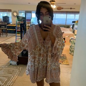 FREE PEOPLE BOHO TOP OR MINI DRESS